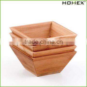 Bamboo Kitchen Bowl for Salad and Desserts Homex_BSCI Factory