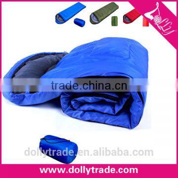 Blue Color Outdoor Adult Envelope Camping Sleeping Bag