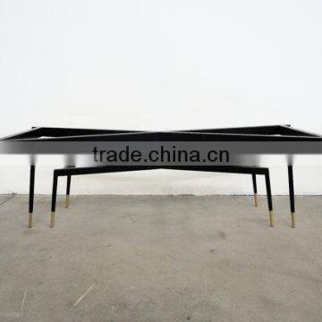 28 Inch Height Metal Iron Table Base With Brass Legs photo-3