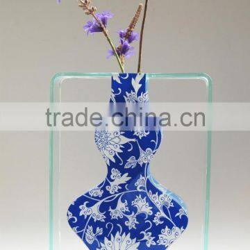 Wholesale Customized Chinese Classic Style Perspex Plexiglass Acrylic Flower Vase photo-2