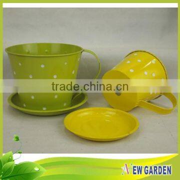 Attractive Lovely Windowsill Decor Bright Color Flower Pot photo-3