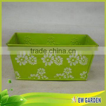 Excellent Quality Waterproof Galvanized Flower Pot for Home and Garden photo-5