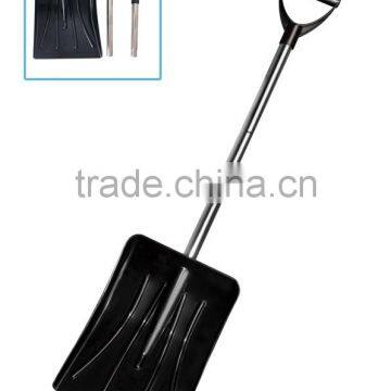 14" Plastic Snow Shovel With Long Metal Handle photo-5