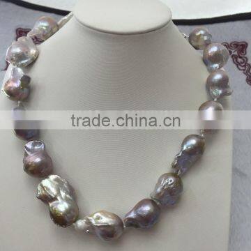 17-18mm Baroque Freshwater Pearl Necklace photo-2