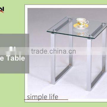 Tempered glass Modern design small square table