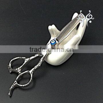 QJ-HS104 Customized Japanese Steel Slim Blade Hair Scissors Set For Professional Hair Cutting Scissors photo-4