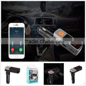 2016 new arrival USB Car Charger model Bluetooth handsfree Car FM Transmitter MP3 Player