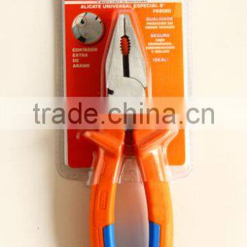 1000V insulated TPE handle drop forged CRV combnation plier with wire cutter function