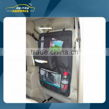 2015 Car Seat Back Tidy Organizer , 600D Oxford Storage Bag