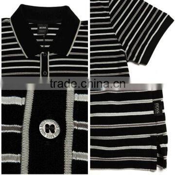 Branded Stripe Polo Shirt/Striped Shortsleeves Polo Shirts/branded Polo Shirts for Men photo-2