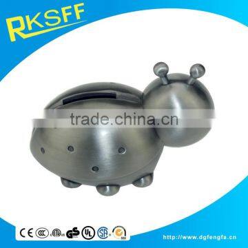 Hot selling top quality fashion beetle coin bank