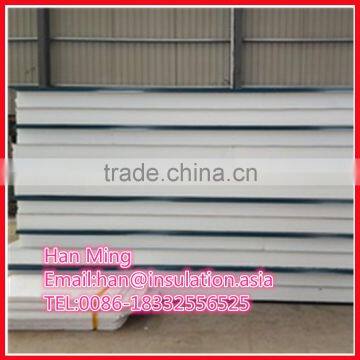 Roof thermal insulation polyurethane steel foam sandwich panel