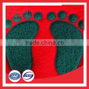 Anti-slip Customs Foot Print Pvc Room Mat Pvc Door Mat Outdoor Pvc Door Mat photo-4