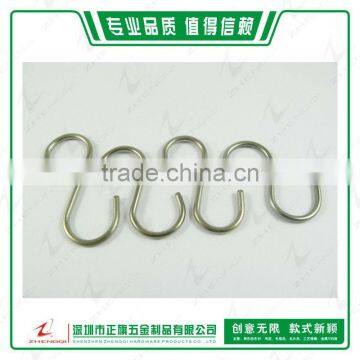 Stainless steel rope hook S-hook metal hook for packaging accessories