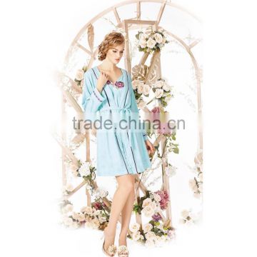 2016 Latest adult spring two piece pajamas