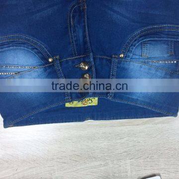 GZY Ripped Shinny Model Slim and High-end Level Women Long Jeans Fabric Manufacturers in India Stock 2017 photo-5