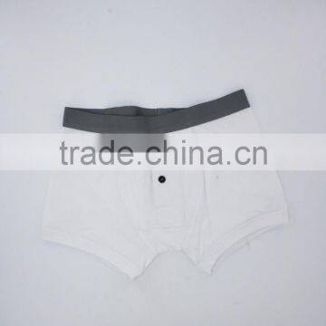 White Underwear Boxers Men Woven Logo photo-2