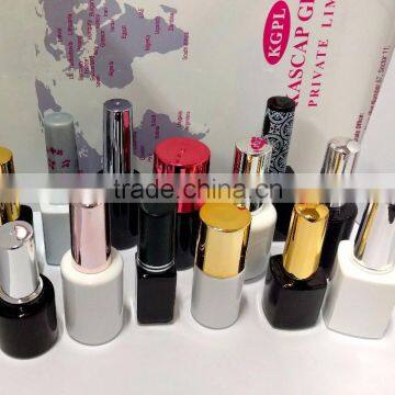 Nail Bottle 10 ml Round Shape, High Quality Glass Nail Polish Bottles ,