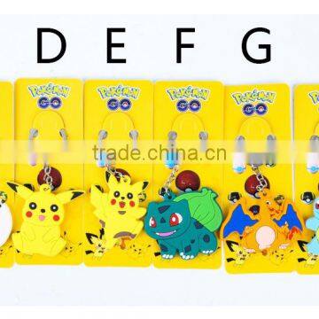 New Design Pokemon Keychain Pvc Keychain