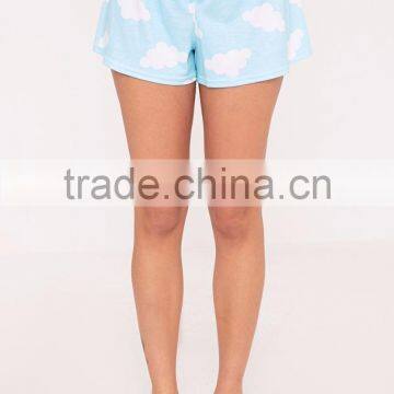 Custom Design Digital Print Women Funny PJ Set Logo Print Short Pyjama Set 100% Polyester Pajama Set photo-5