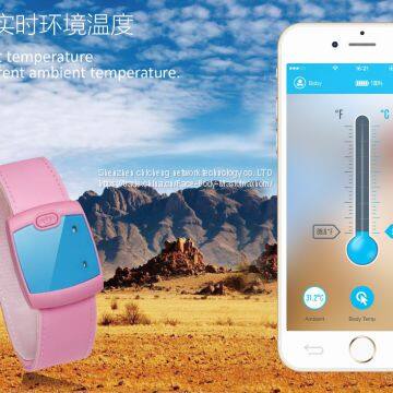 First Portable Smart Kids Children Bluetooth Smart Thermometer For Smartphone photo-4