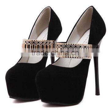 2017 Lady Fashion High Heel Christmas Shoes