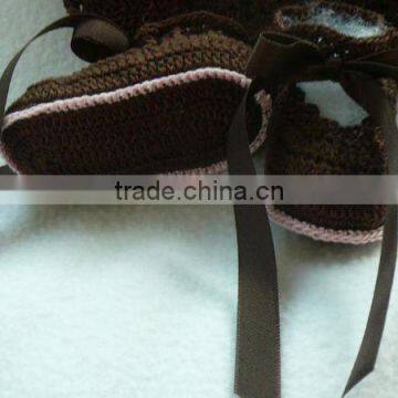 Sweater Set of Hand Crochet Collar Baby Clothes photo-6