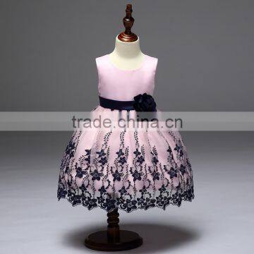 New Arrival Kids Embroidered Dress Latest Party Wear Dresses for Girls#L9056 photo-6