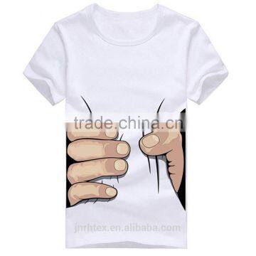 Fancy custom printing design t-shirts for couple