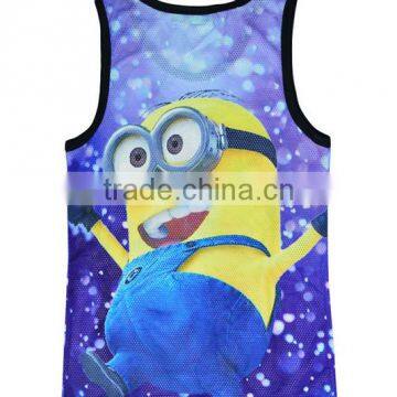 Custom Eco Friendly Cotton Elastane Sport GYM Stringer Sexy Undershirt photo-2