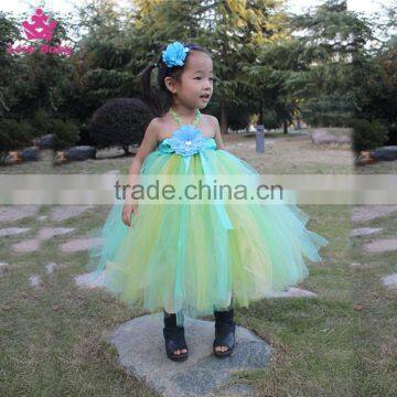 Pure White Tulle Girl Crochet Tutu Dress Beautiful Puffy Baby Dance Dress photo-2