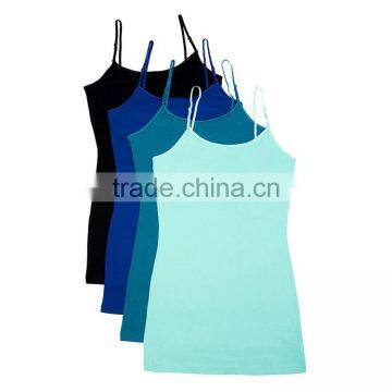 Fashion Designer Custom Women Wholesale Seamless Plain White Tank Top photo-3