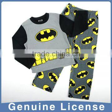 Batman pajamas children sleeping wear for winter