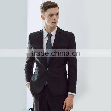 China Factory New Design Wholesale Standing Collar Design Fashion Coat Suit Men Suit photo-4