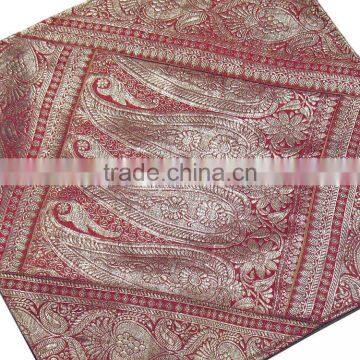 Paisley Indian Decorative Pillows Zari Decor Living Room Decorative Pillowcases photo-2