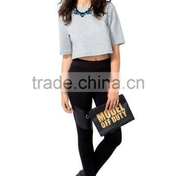 Elasticized Waistband Skinny PU Legging Sexy Fancy Legging for Ladies photo-3