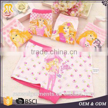 Cheap wholesale cute cotton panties kids underwear for girls