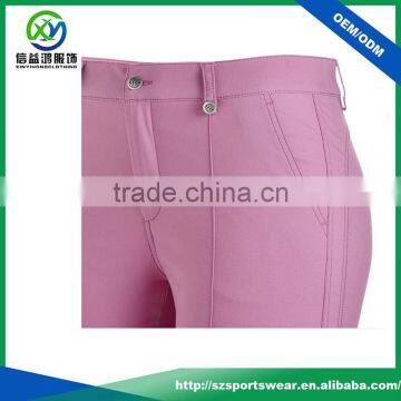 High Quality Latest Design Ladies Slim Fit Quick Dry Breathable Golf Long Pants/ Golf Trousers photo-3