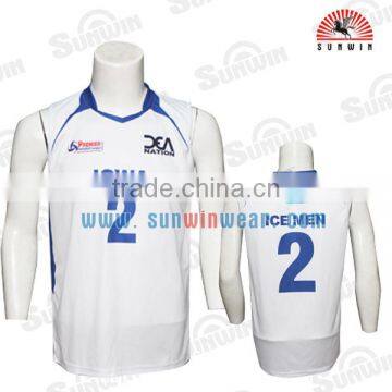 Mens Sublimation Design Your Own Volleyball Jersey photo-4
