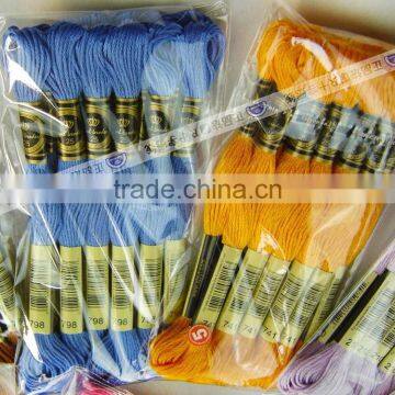 Wholesale Dmc Cotton Thread 12 Pieces Embroidery Floss 100% Egyptian Cotton Cross Stitch Thread photo-2