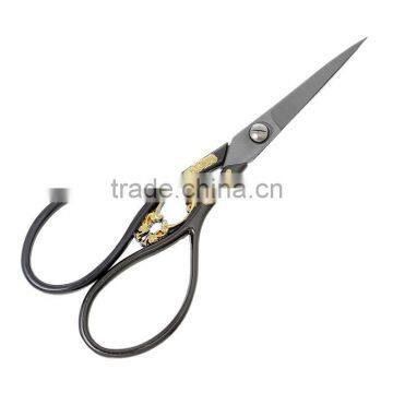 Gunmetal Vintage Retro Style Stainless Steel Fabric Cutting Scissors