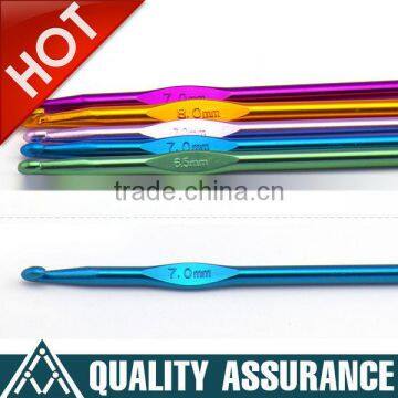 ALUMINUM COLORFUL CROCHET HOOK IN GOOD QUALITY