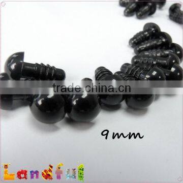 9mm Handmade Crochet Toy Plush Stuffed Animal Safety Black Doll Eyes photo-3