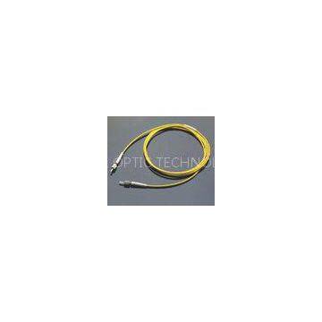 Low Insertion Loss, High Return Loss Yellow DIN Model Connector Optical Fiber Patch Cord