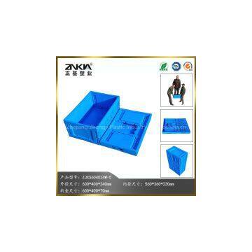 Plastic Material Folding Crates for Logistics photo-3