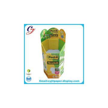 Excellent design cardboard dump bin display for snack