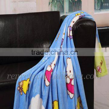 Chinese Factory Blanket Super Soft Print Coral Fleece Blanket photo-2