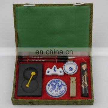 Rectangular Brocade Box 1.5x14.5x3.5cm Chinese Calligraphy Set photo-2
