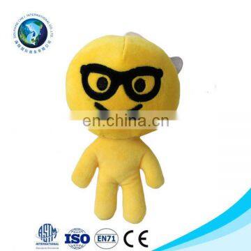 Cute Emoji PP Cotton Filling Kid Soft Toy Factory Wholesale Emoji Doll Custom Plush Toys