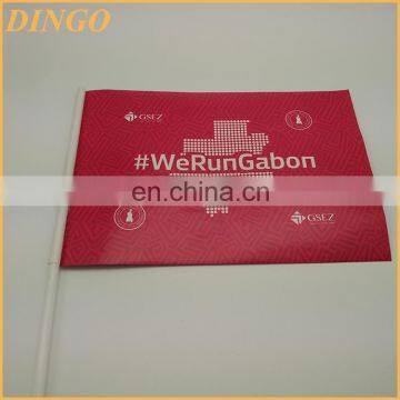 Custom High Quality Cheap Advertising Waving Hand Flag For Events